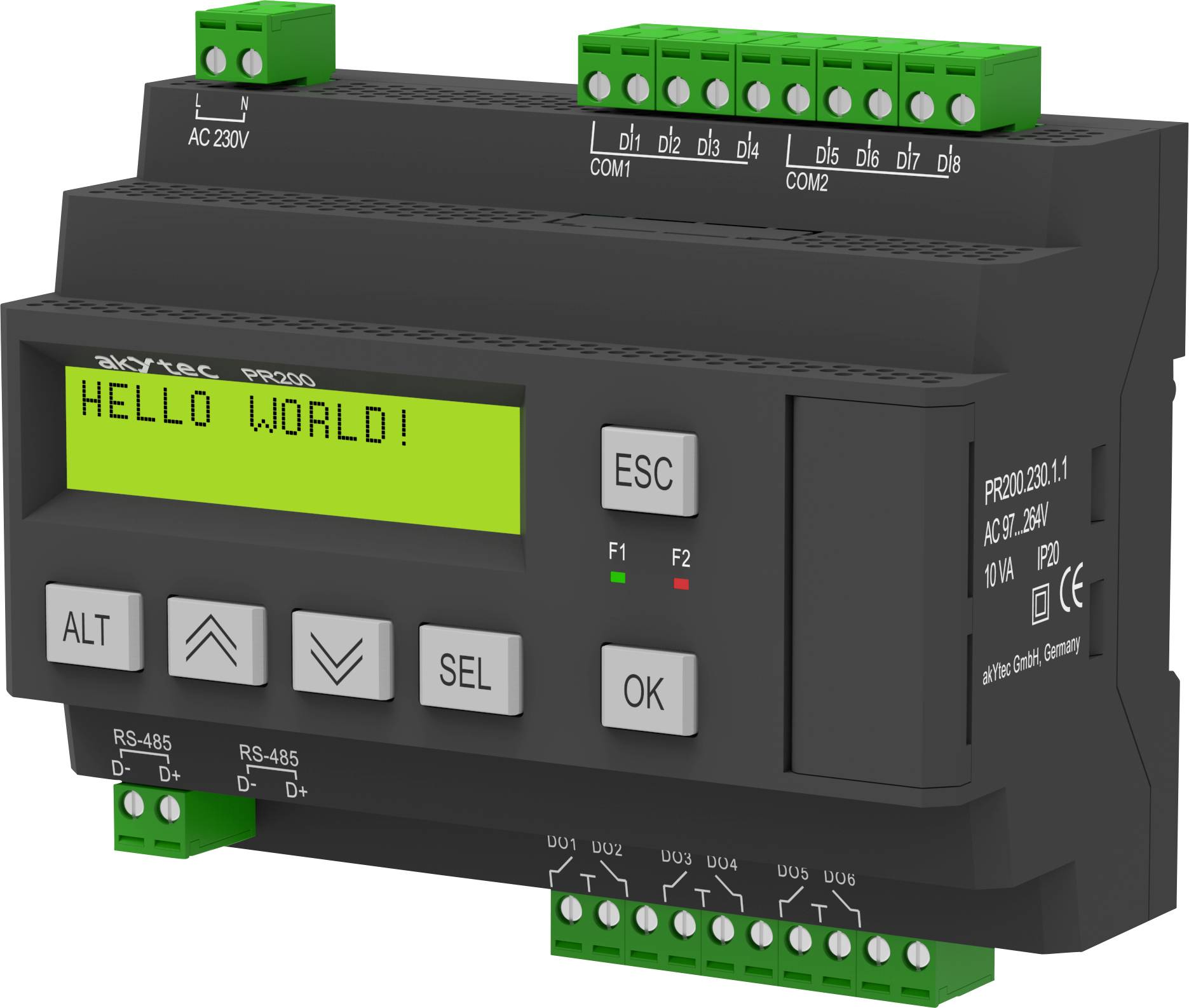 akYtec PR200-230.1.1 37C056 API - Contrôleur 230 V/AC