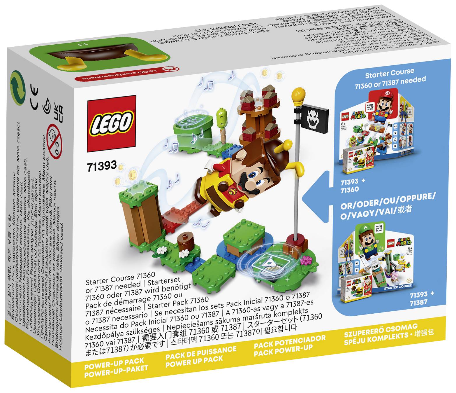 71393 LEGO® Super Mario™ Combinaison pour abeilles Mario