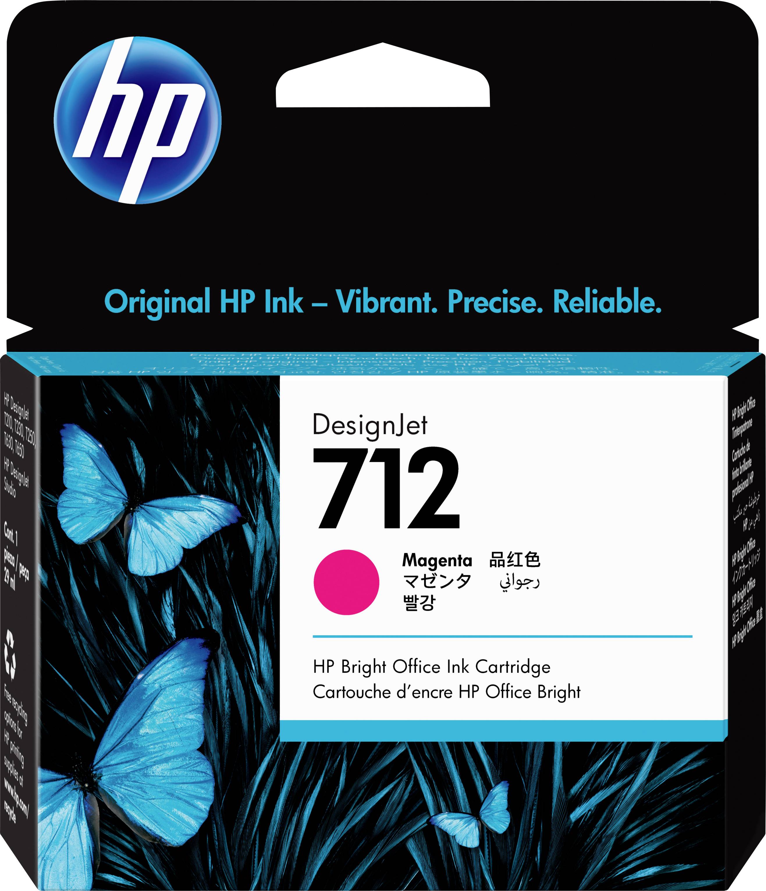 HP Encre 712 d'origine magenta 3ED68A