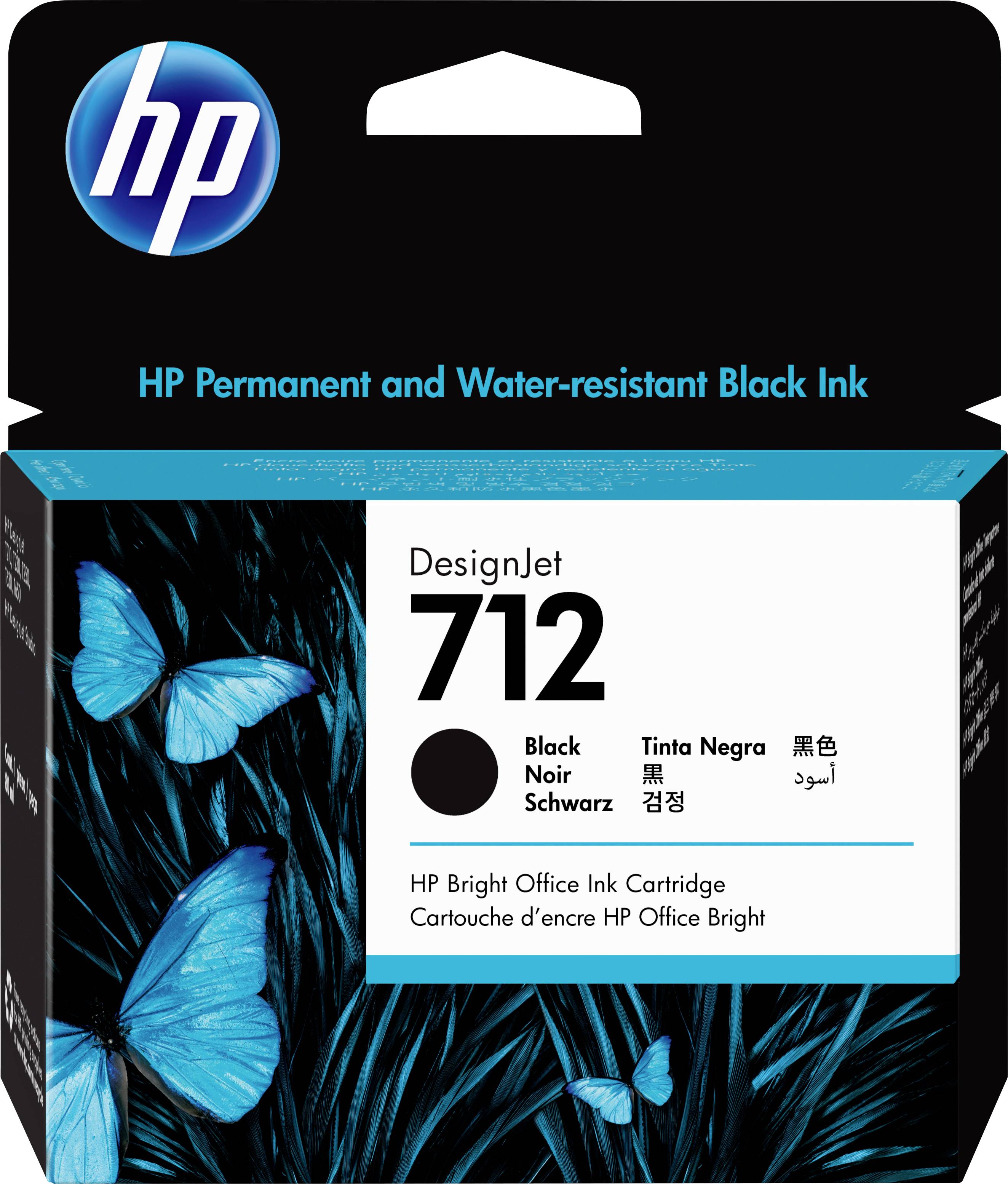 HP Encre 712 d'origine noir 3ED71A