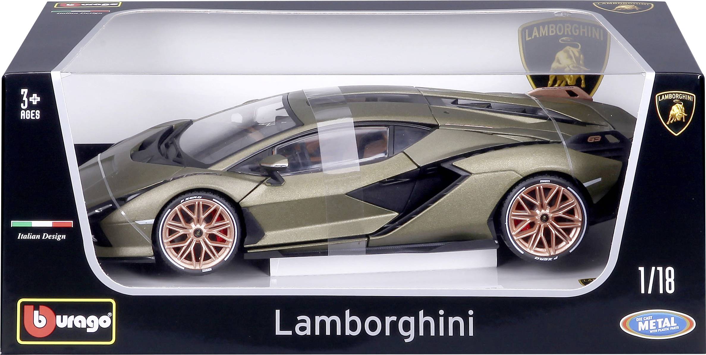 Bburago Lamborghini Sian FKP 37 1:18 Modèle réduit de voiture