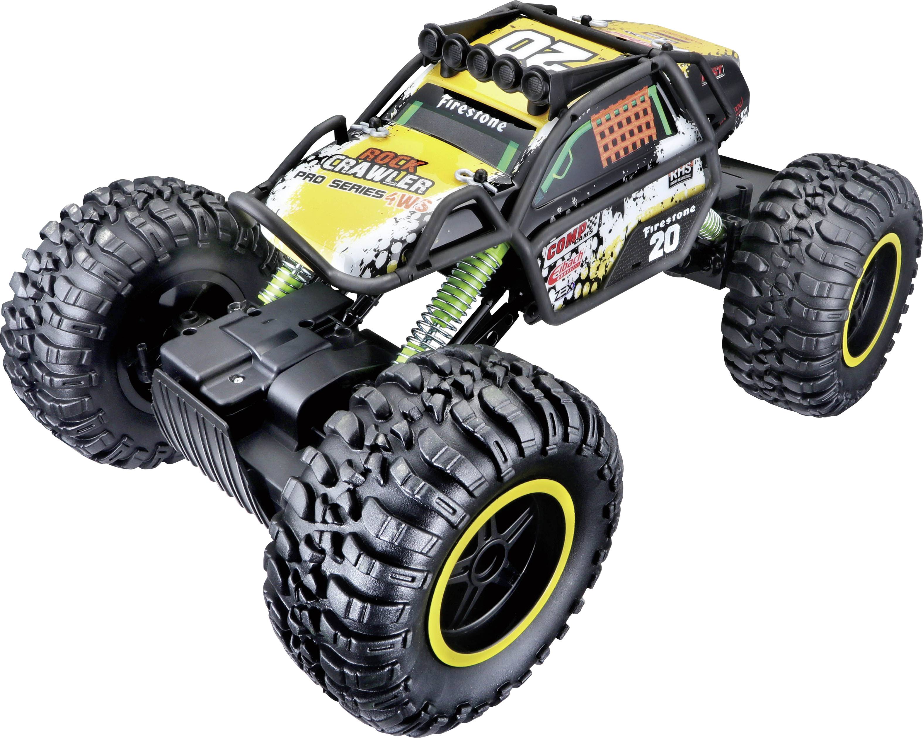 MaistoTech 581334 Rock Crawler Pro Véhicule RC débutant Véhicule tout-terrain avec accu et câble de charge