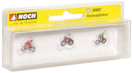 NOCH N Pilote de vélo de course peint