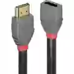 Rallonge LINDY HDMI Fiche mâle HDMI-A, Prise femelle HDMI-A 3.00 m anthracite, noir, rouge 36478 4K UHD, contacts dorés Câble HDMI Rallonge LINDY HDMI Fiche mâle HDMI-A, Prise femelle HDMI-A 3.00 m anthracite, noir, rouge 36478 4K UHD, contacts dorés Câble HDMI