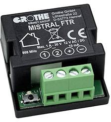 Grothe 43387 Gâche électrique sans fil Module radio