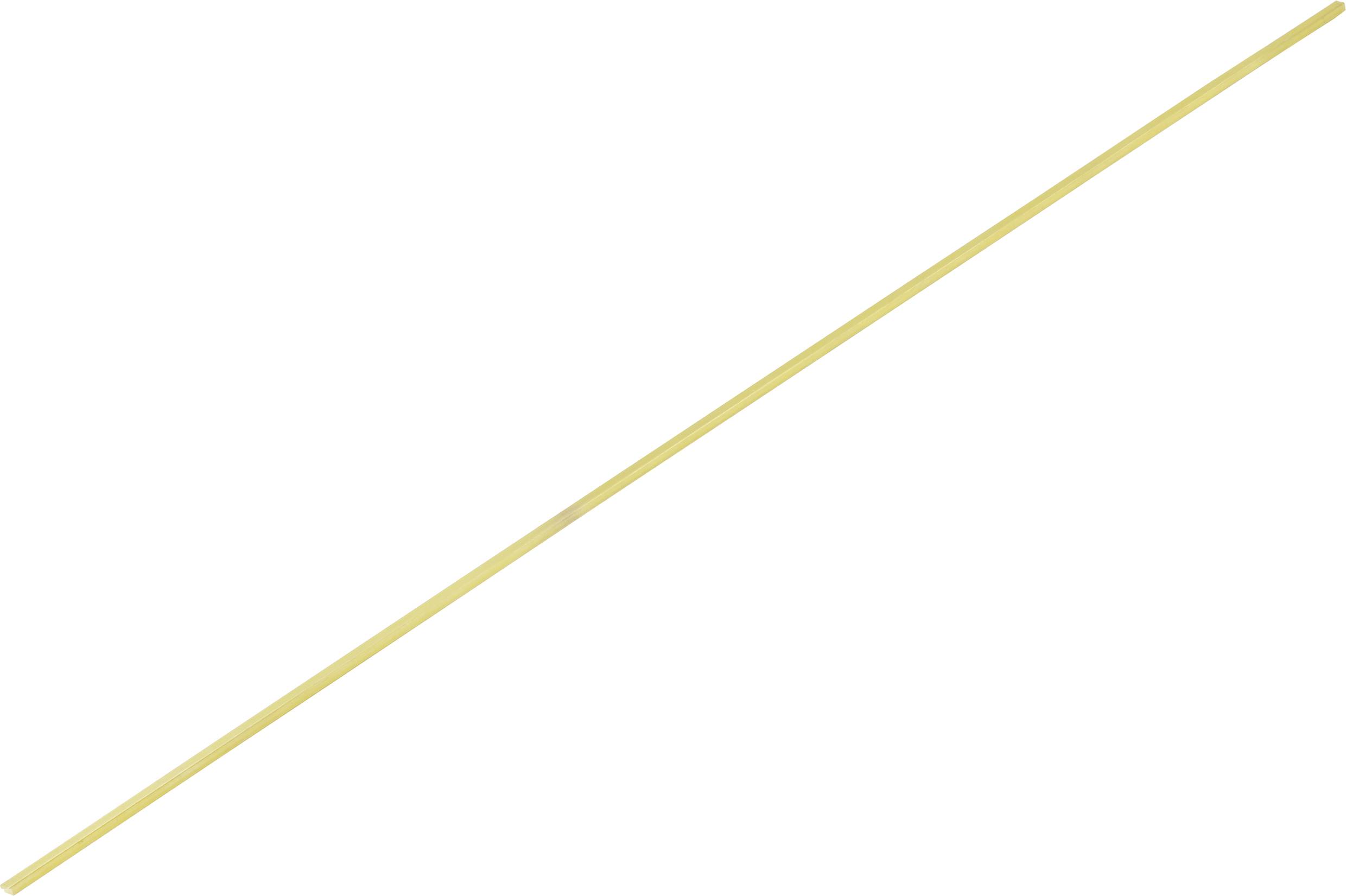 laiton bord plat Tige (L x l x H) 500 x 1 x 1 mm 1 pc(s)