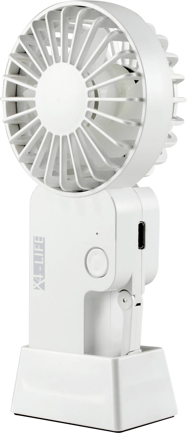 X4-LIFE Ventilateur de table USB blanc