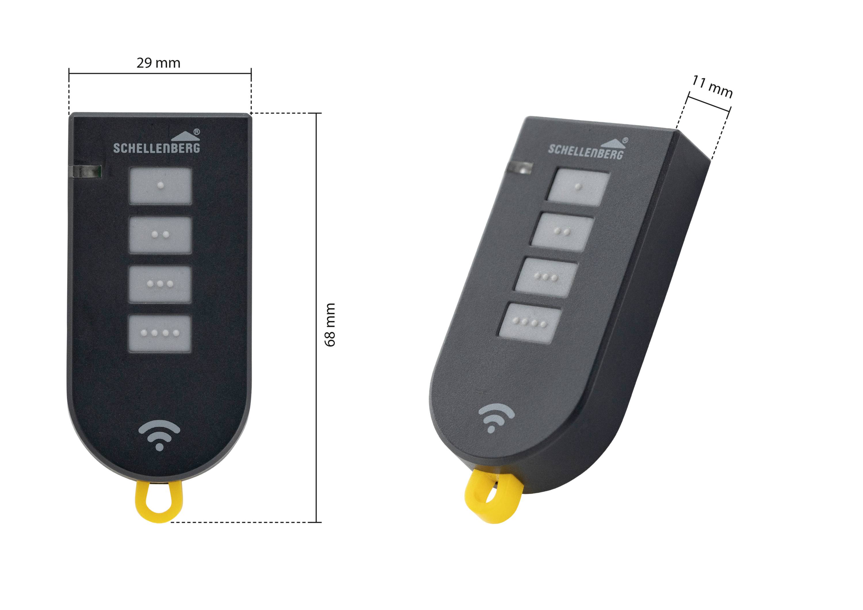 Schellenberg 60931 4 canaux Emetteur manuel sans fil 868.4 MHz
