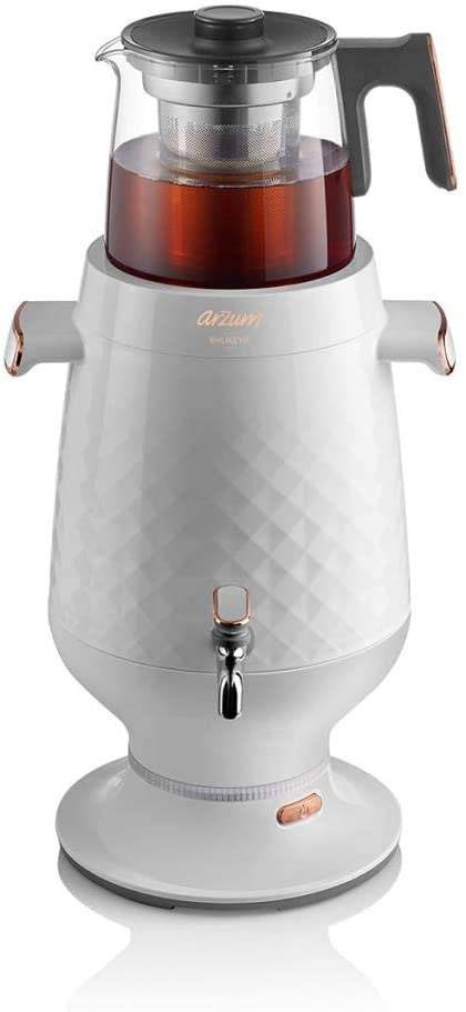 arzum Samowar Théière blanc