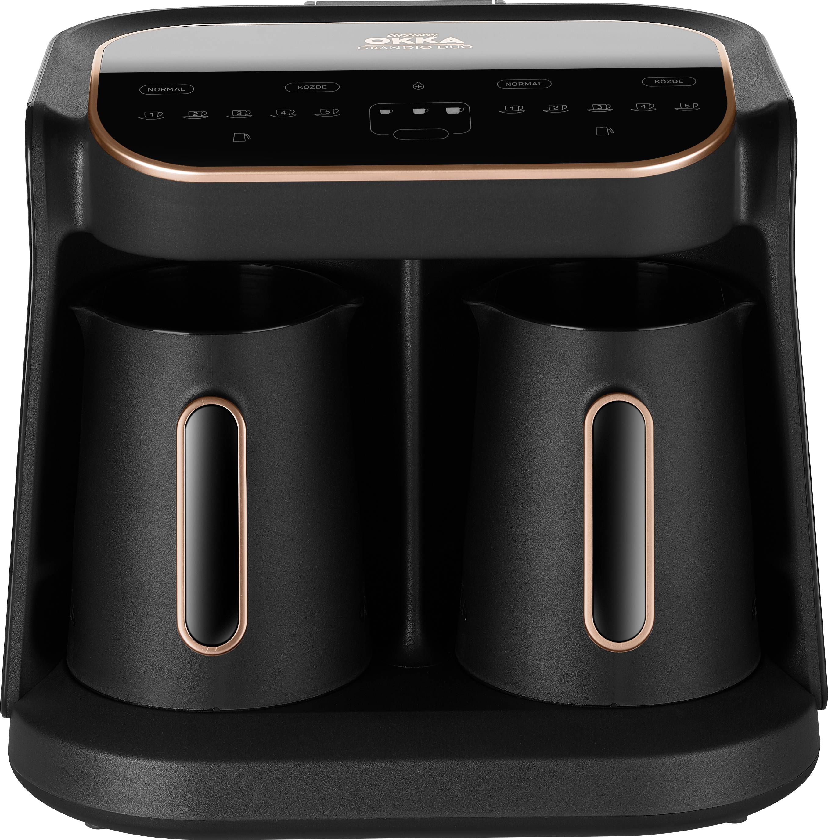 arzum Okka Grandio Duo Cafetière moka noir, bronze Nombre de tasse=10 écran