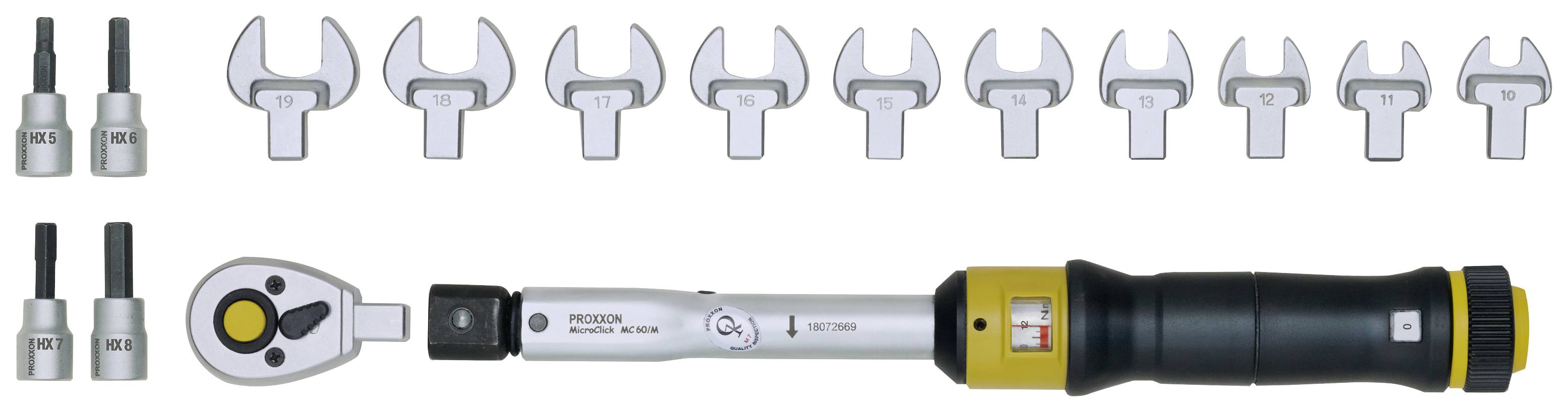 Proxxon MicroClick MC 60-Multi 23341 Clé dynamométrique 12 - 60 Nm