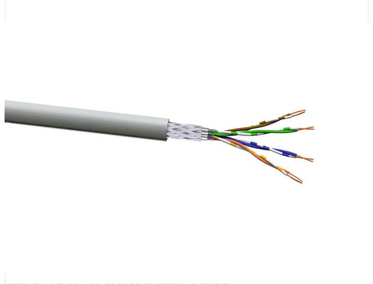 VOKA Kabelwerk 10258000-500 Câble réseau CAT 5e SF/UTP 4 x 2 x 0.128 mm² gris (RAL 7035) 500 m