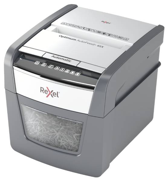 Destructeur de documents Rexel Optimum AutoFeed 45X 45 feuille(s) micro-découpage 4 x 28 mm P-4 20 l Détruit également les