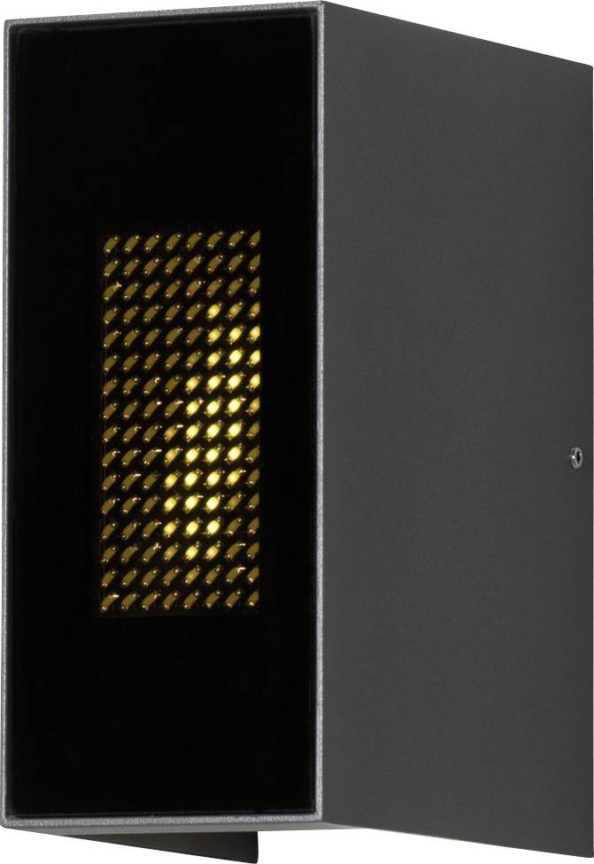 Konstsmide 7866-370 Applique extérieure, Applique CEE: G (A - G) 9 W anthracite, anthracite (mat)