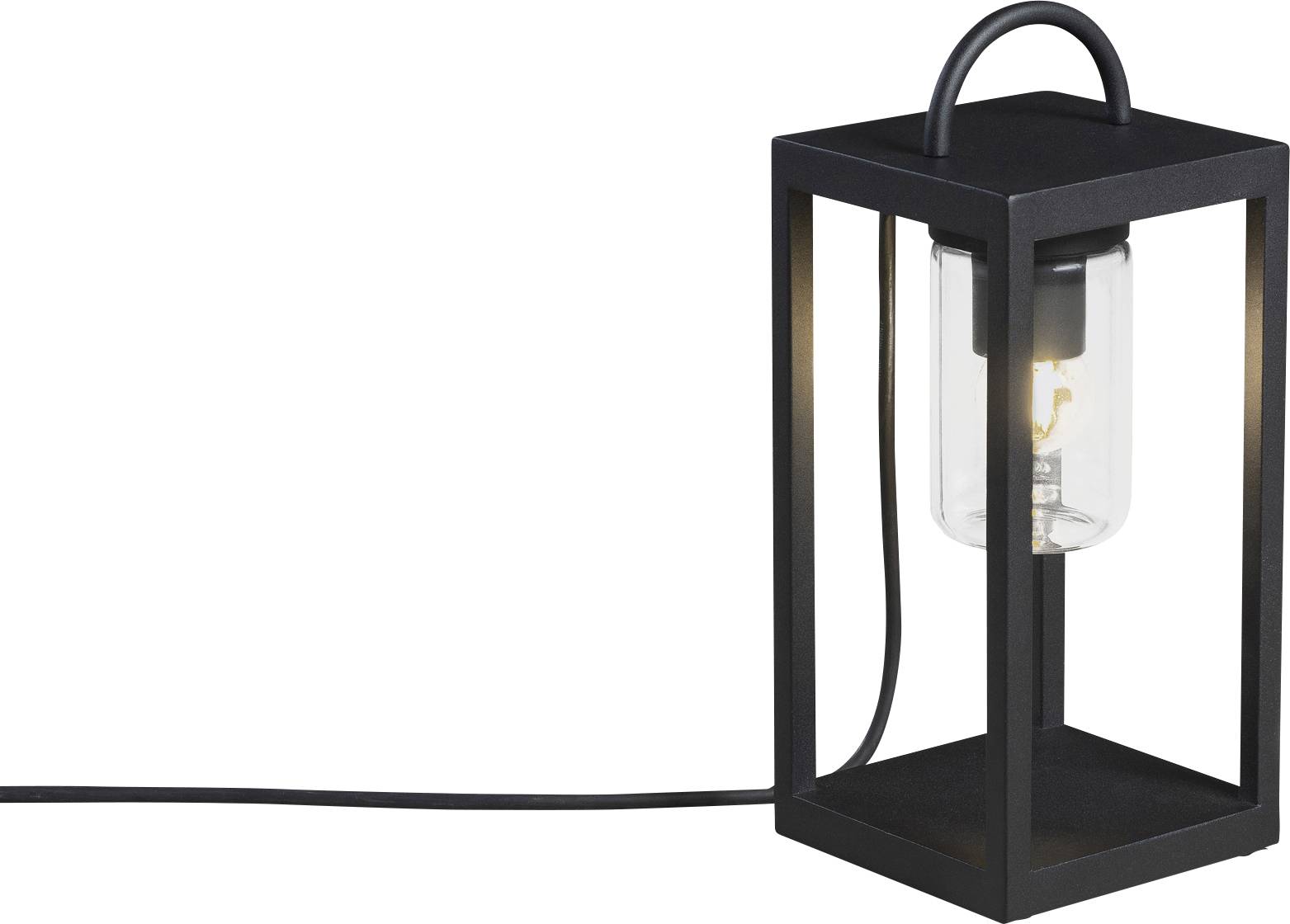 Konstsmide 7533-750 Bologna Eclairage décoratif extérieur Ampoule à économie d'énergie, Ampoule à incandescence, LED E27 noir