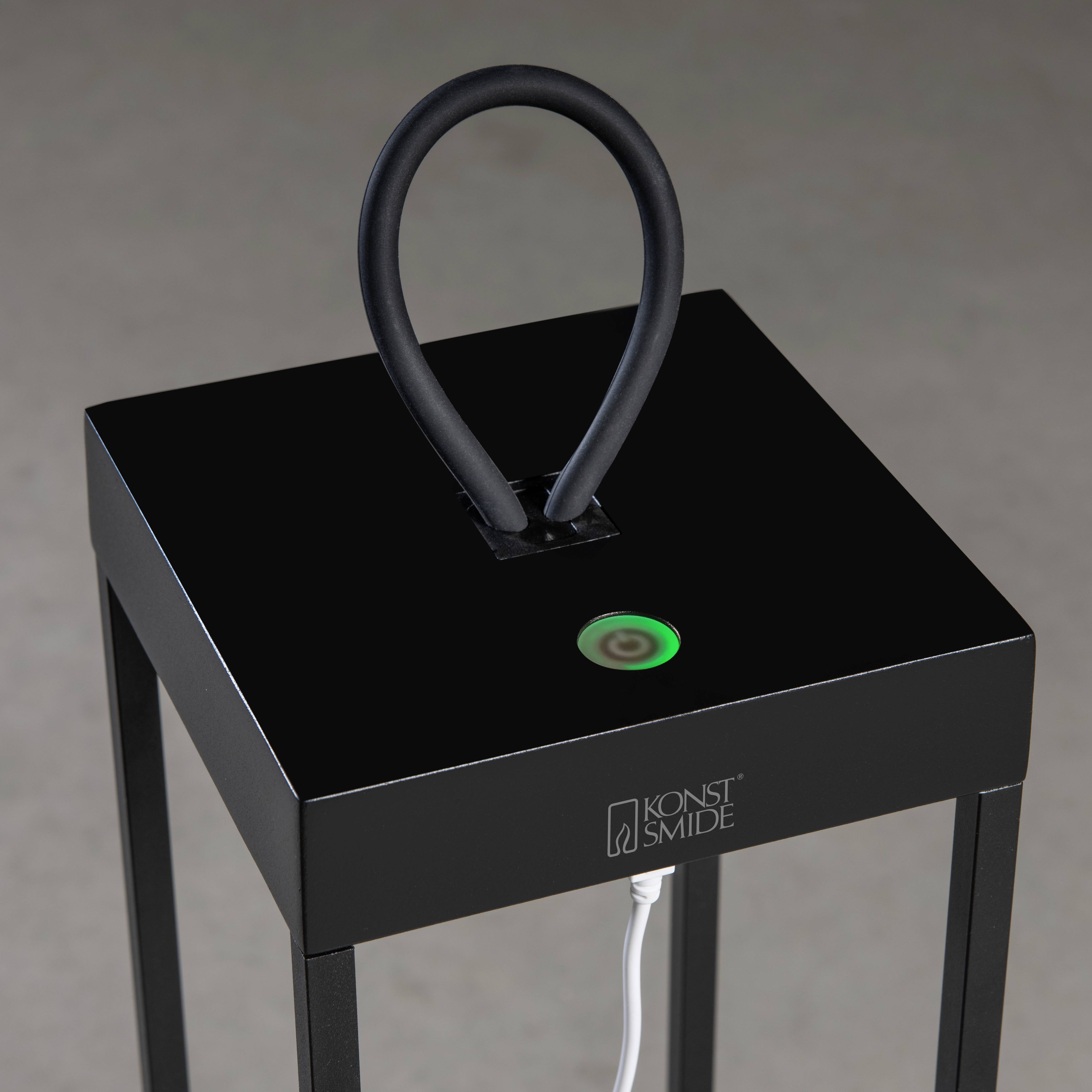 Konstsmide 7812-750 Ravello Eclairage décoratif extérieur, Lampe LED décorative, Lanterne LED, Lampe USB LED LED intégrée 2.2