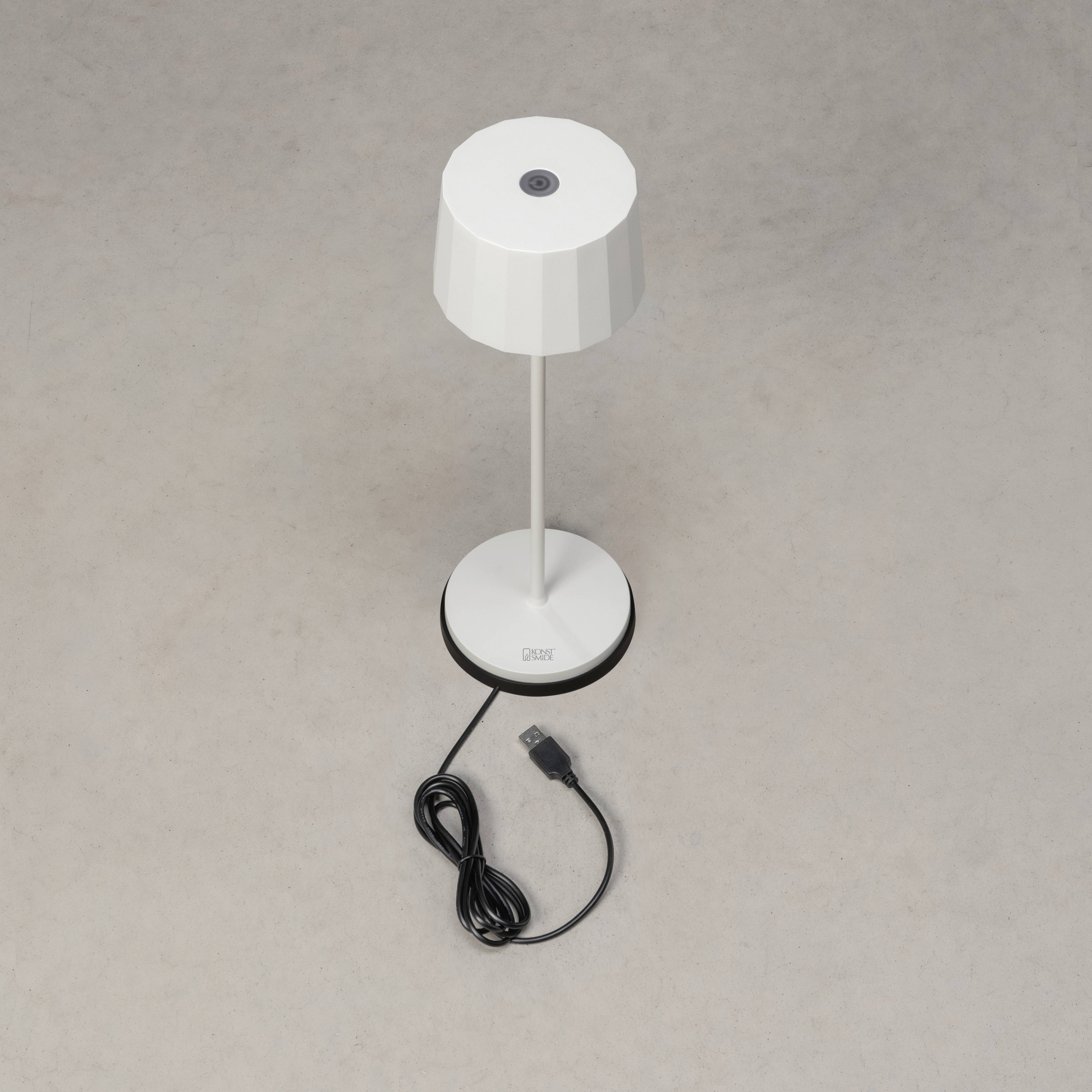 Konstsmide 7813-250 Positano Lampe USB LED LED intégrée 2.2 W blanc