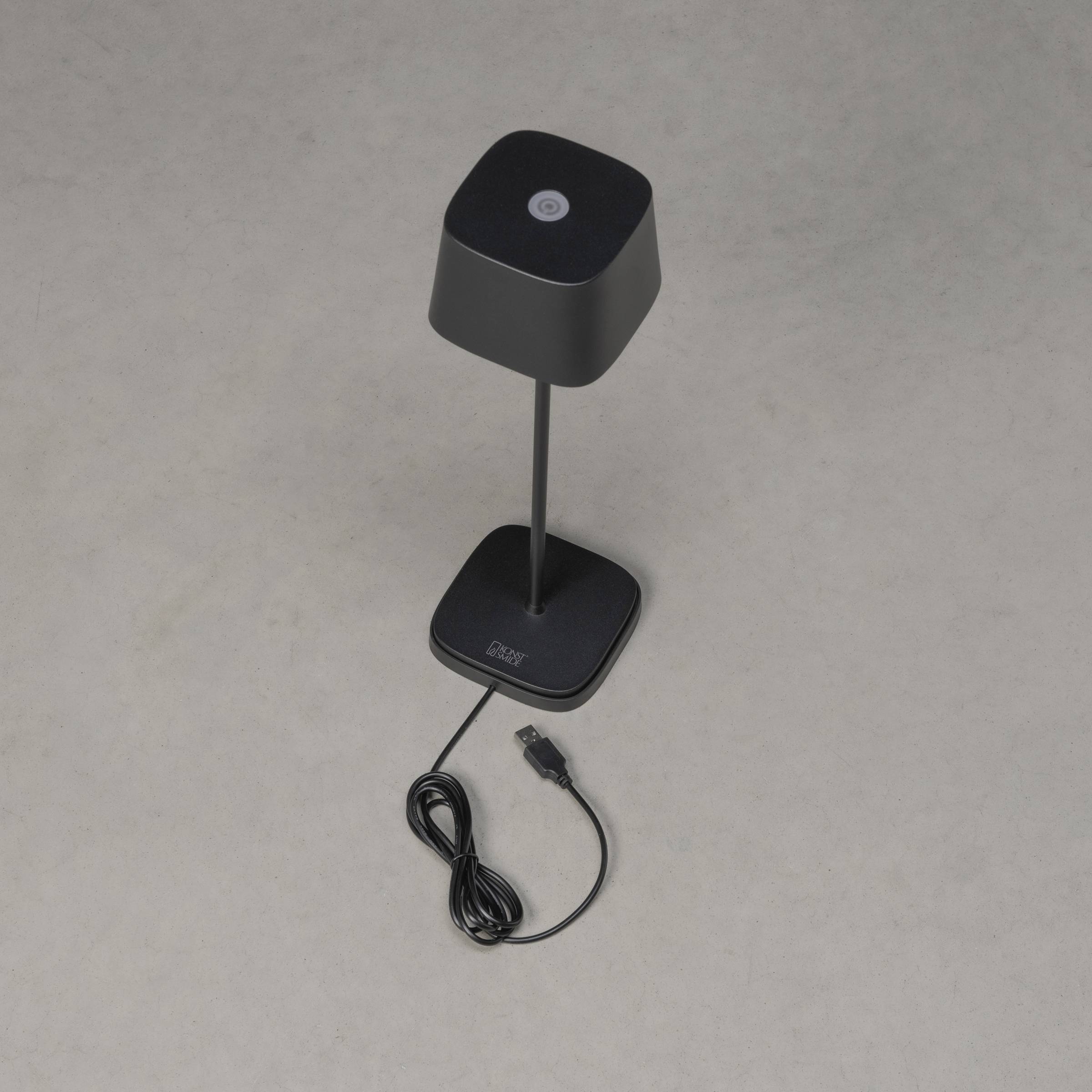 Konstsmide 7814-750 Capri Lampe USB LED LED intégrée 2.2 W noir