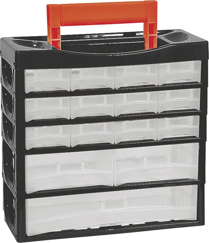 Alutec 66012 Coffret de rangement Nombre de compartiments: 15 Contenu 1 pc(s)