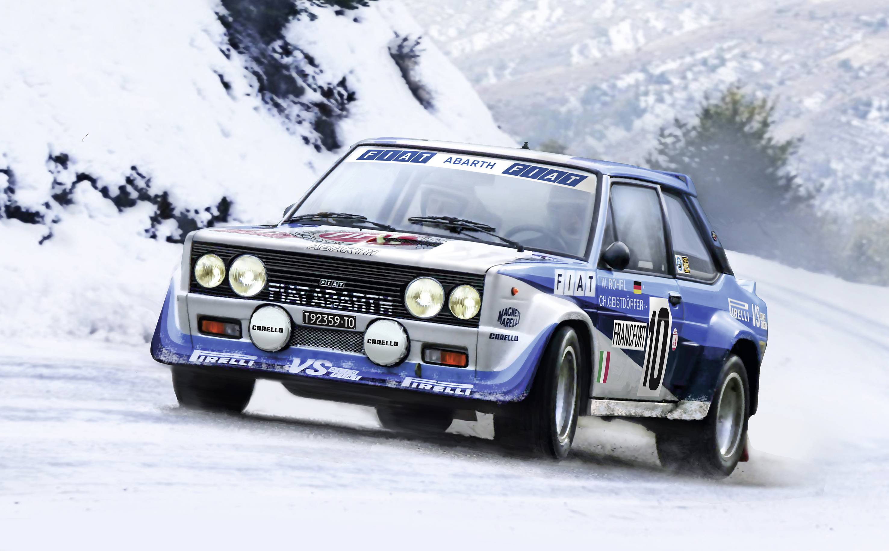 Italeri 3662 Fiat 131 Abarth Rally Maquette de voiture 1:24