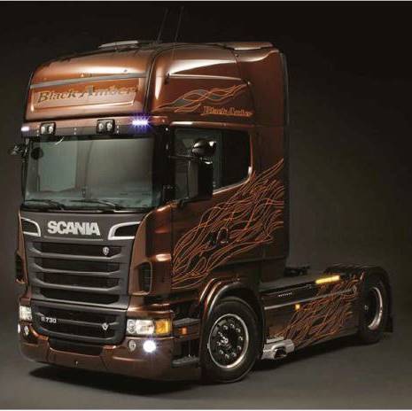 Italeri 3897 Scania R730 V8 Black Amber Maquette de camion 1:24