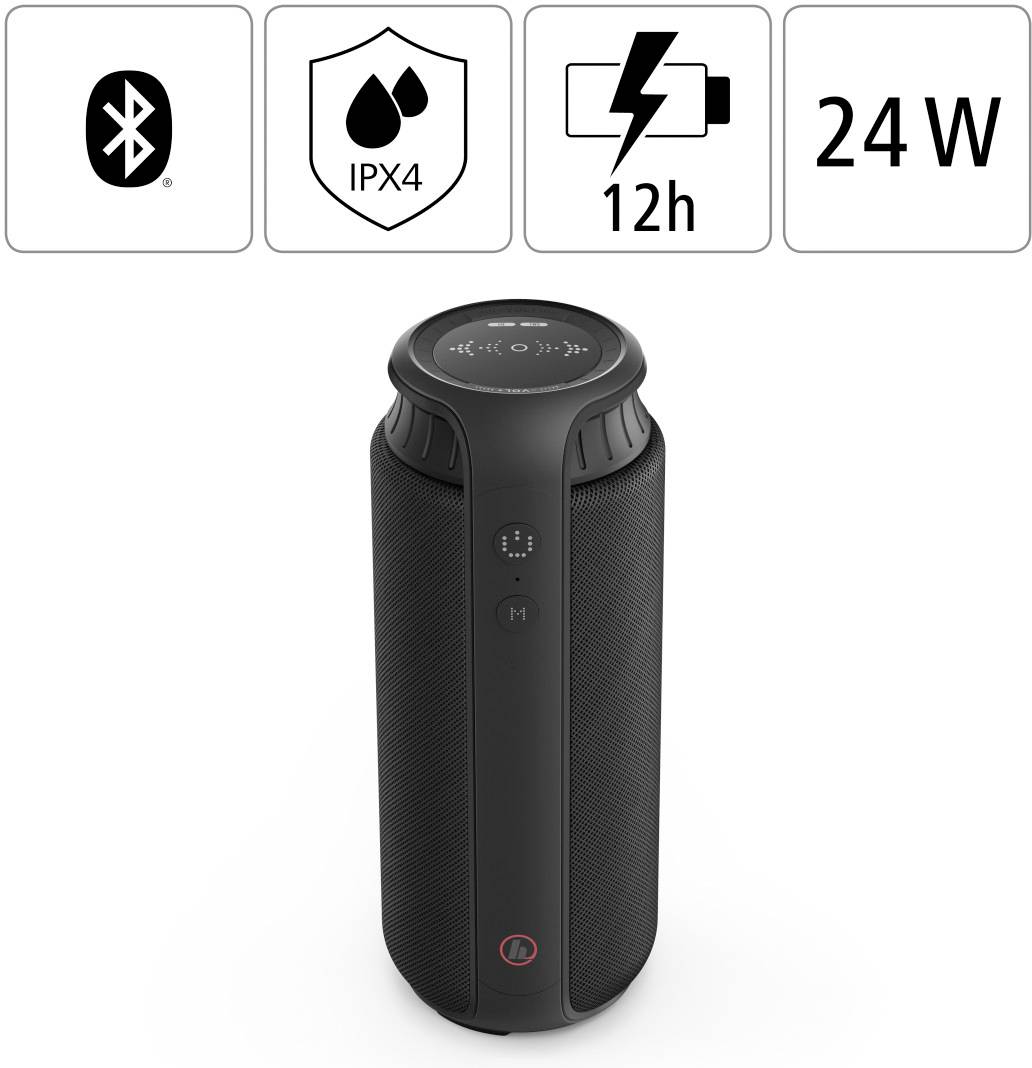 Hama Pipe 2.0 + Freedom Light Enceinte Bluetooth® + écouteurs intra-auriculaires fonction mains libres, protégée contre les