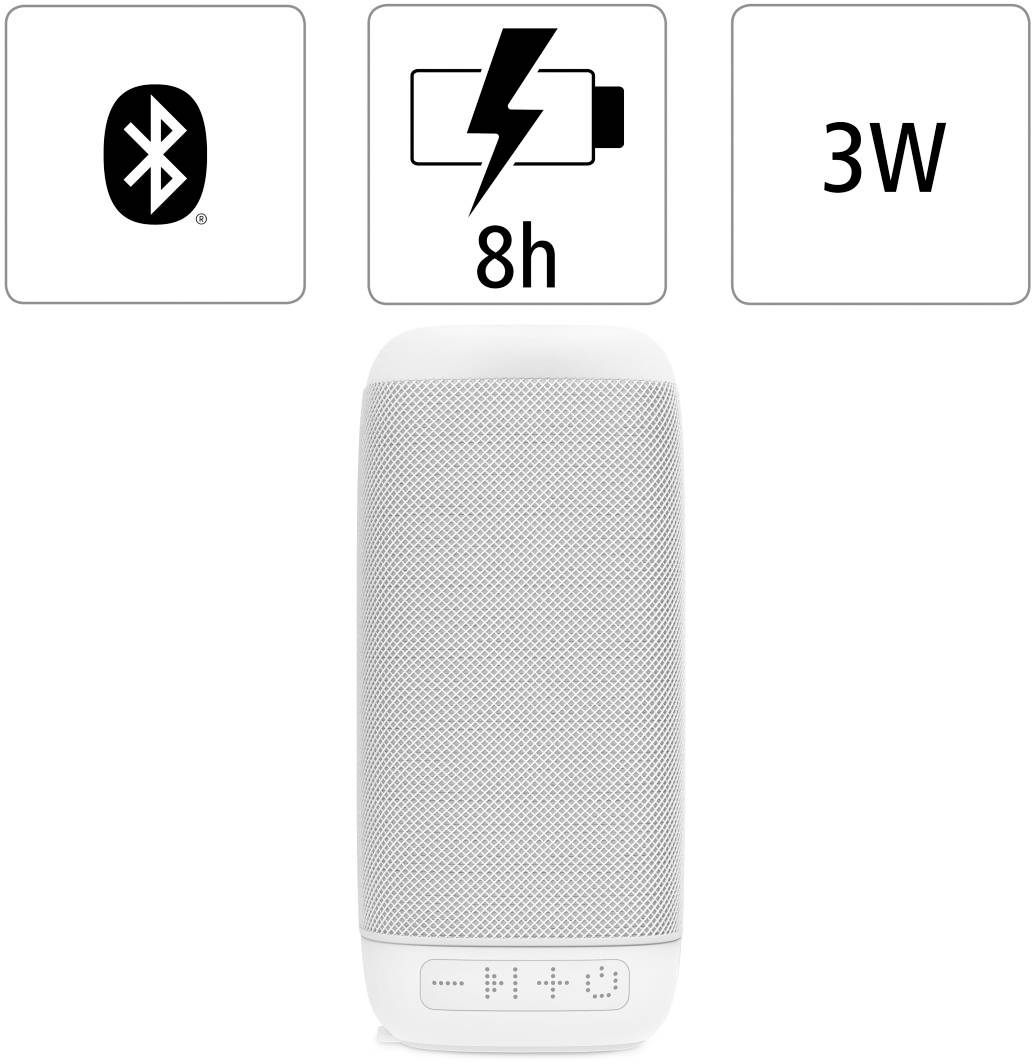 Hama Tube 2.0 Enceinte Bluetooth fonction mains libres blanc