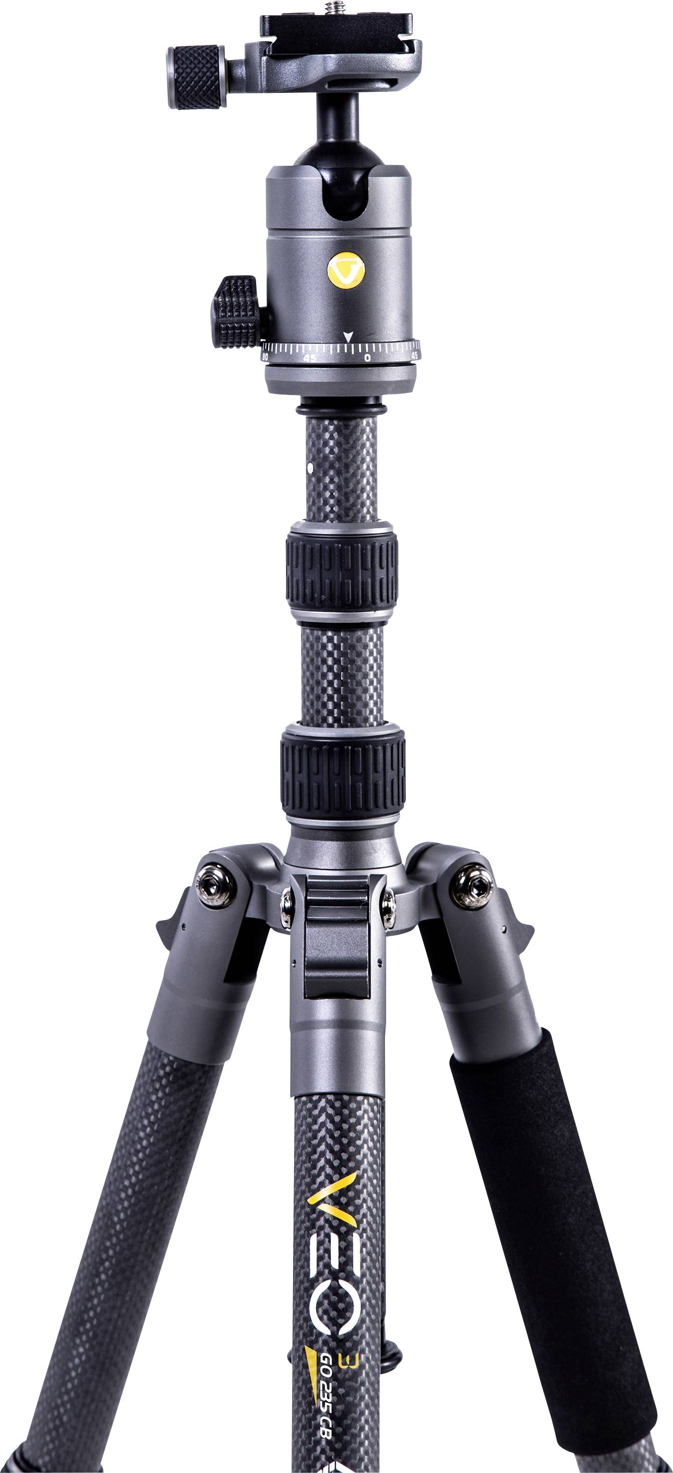 Vanguard VEO3GO235CB Trépied Hauteur de travail=1060 - 1360 cm gris, noir