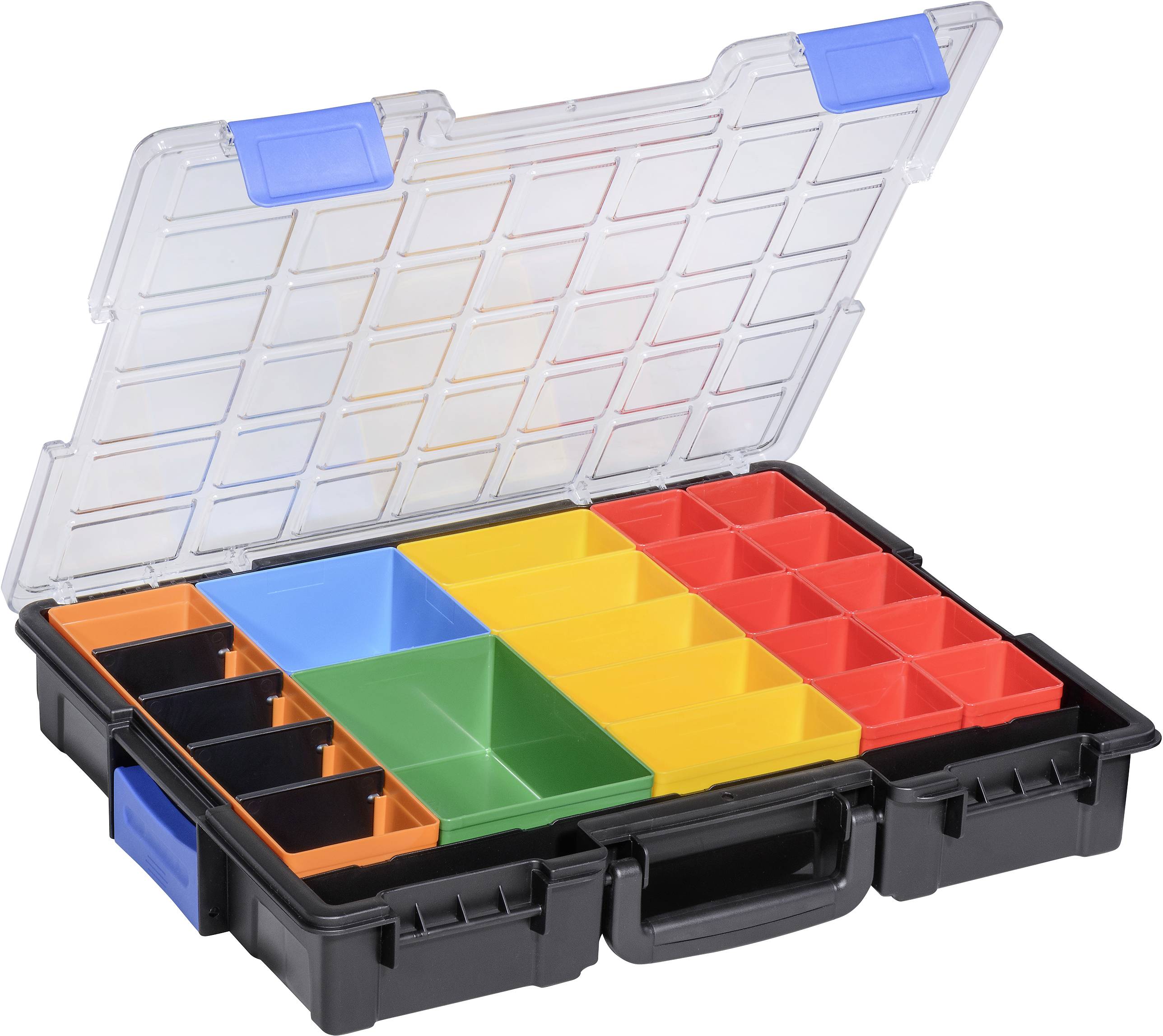 Allit EuroPlus Pro K44/23 Coffret de rangement (l x H x P) 440 x 76 x 355 mm Nombre de compartiments: 23 Contenu 1 pc(s)