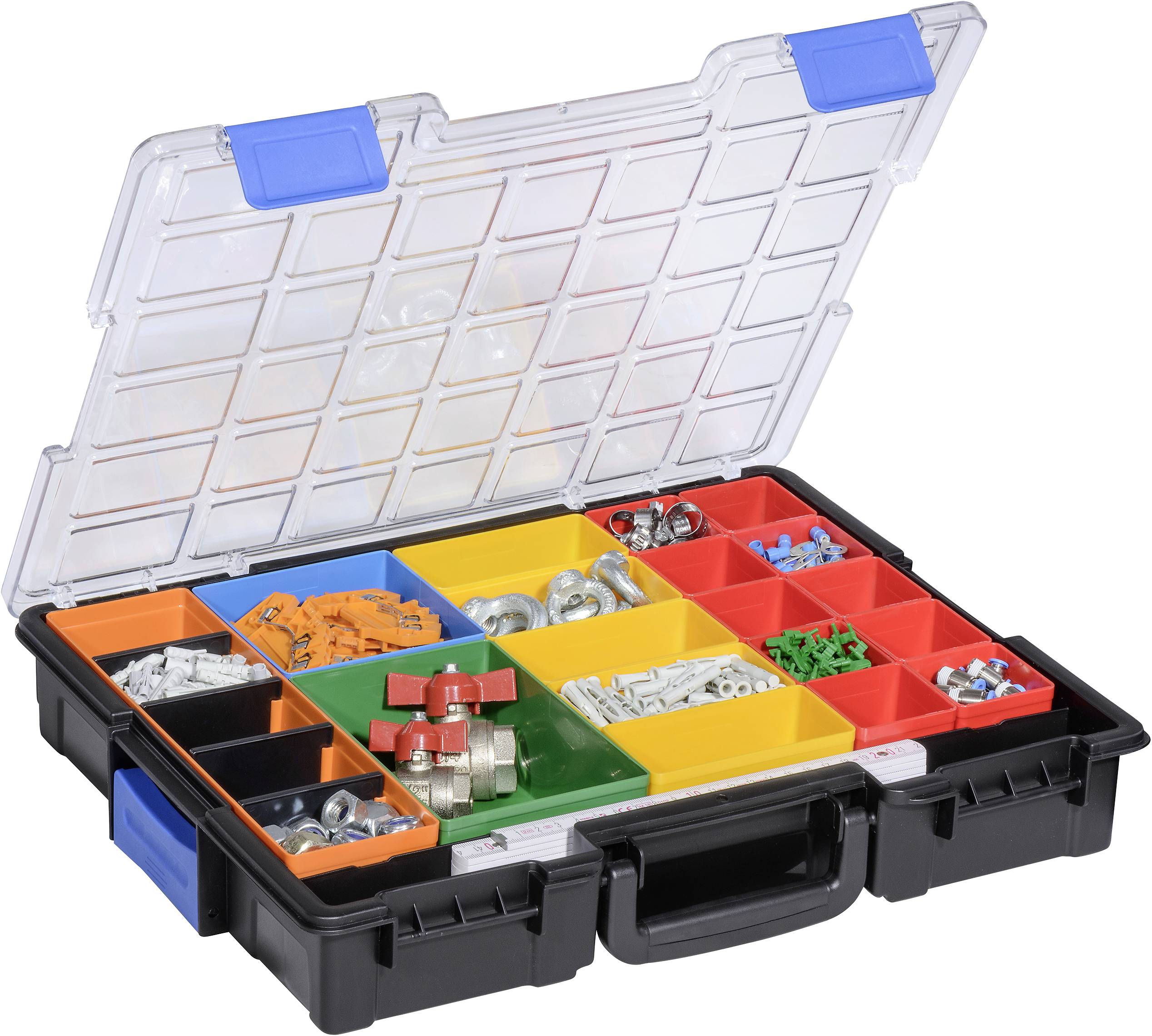 Allit EuroPlus Pro K44/23 Coffret de rangement (l x H x P) 440 x 76 x 355 mm Nombre de compartiments: 23 Contenu 1 pc(s)