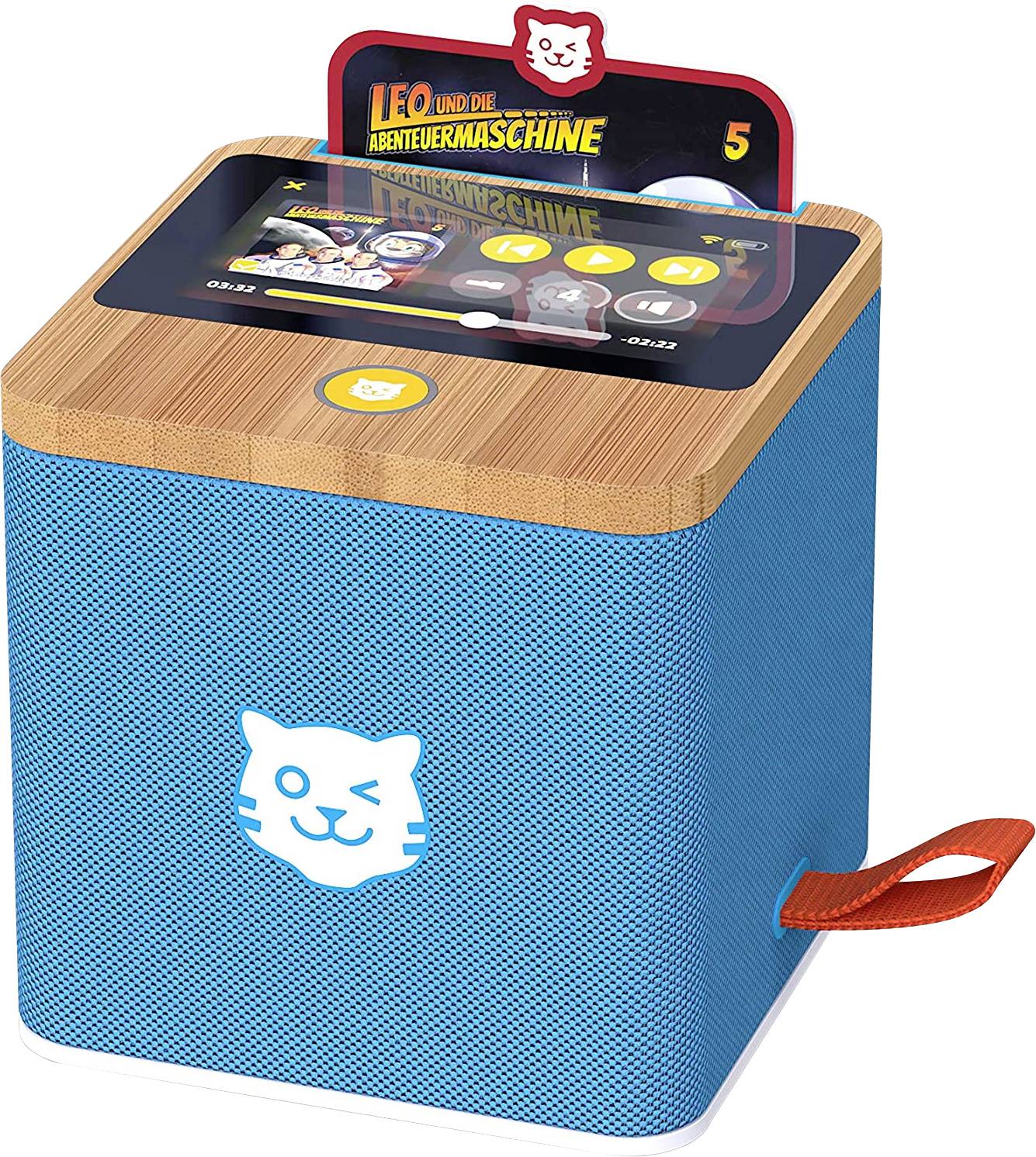 Tiger Media Haut-parleur portable Tigerbox Touch bleu avec W-LAN et écran tactile 1233