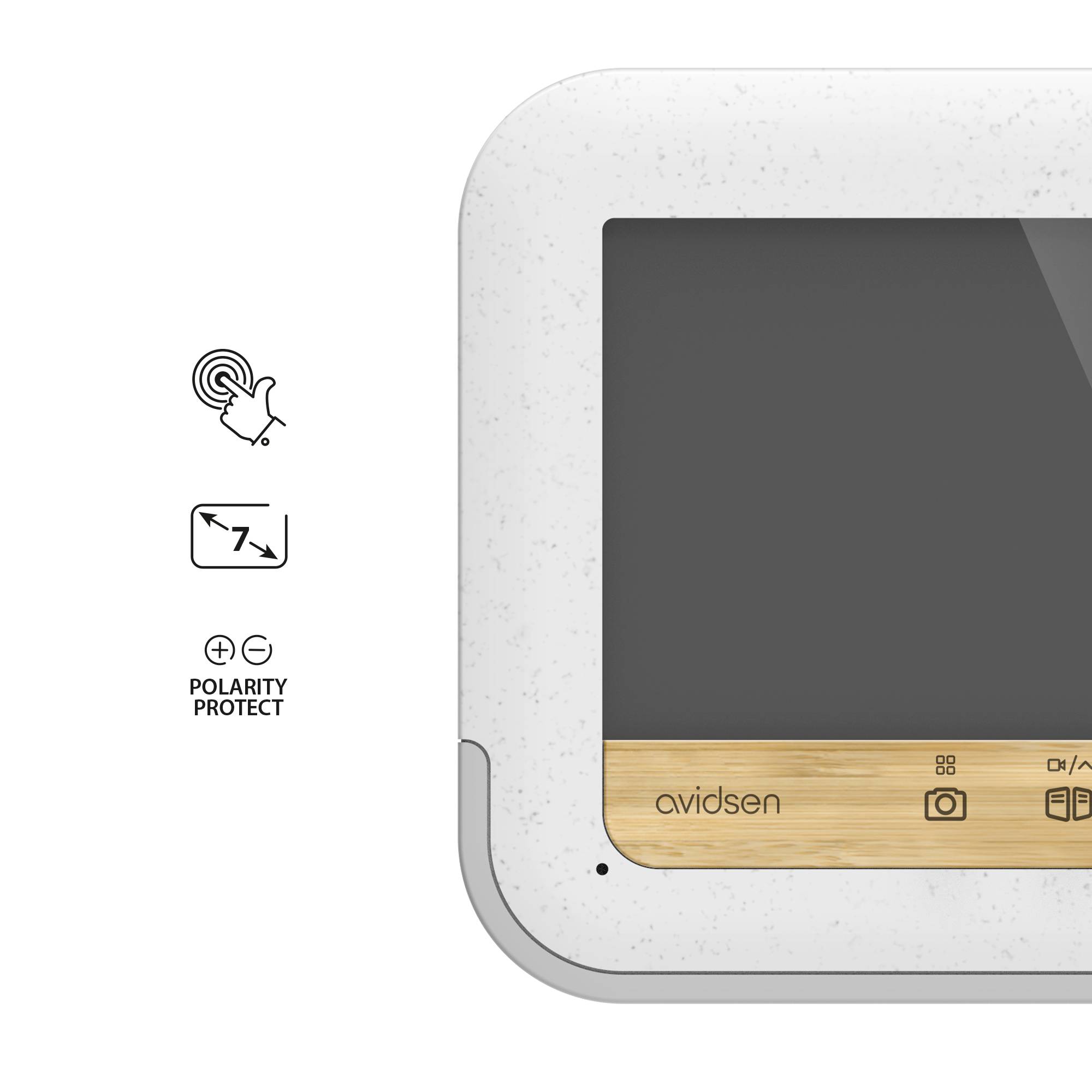 Interphone vidéo Avidsen BAMBOOVIEW filaire Set complet