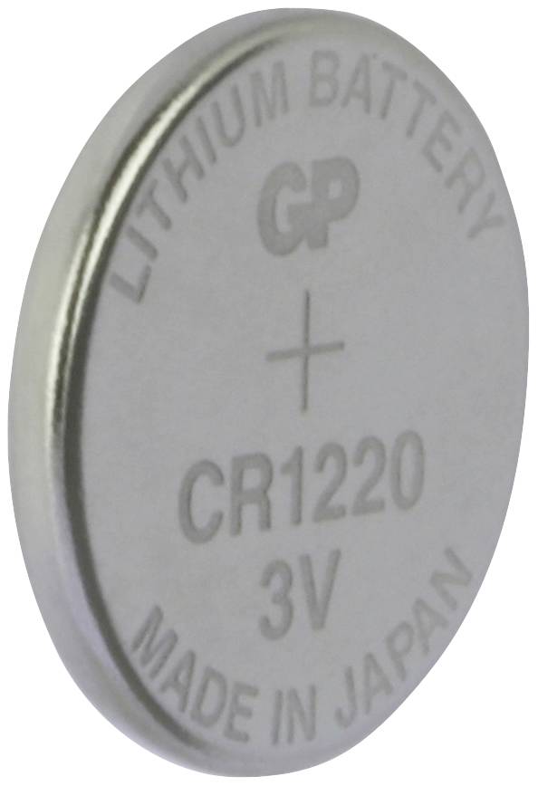 Pile bouton CR 1220 lithium GP 3 V