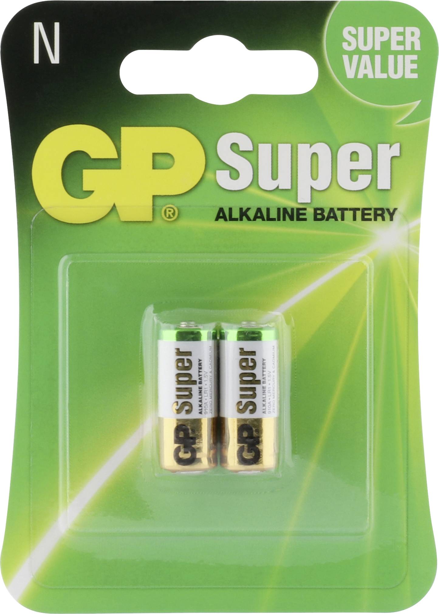 GP Super Pile LR1 (N) alcaline(s) 1.5 V 2 pc(s)