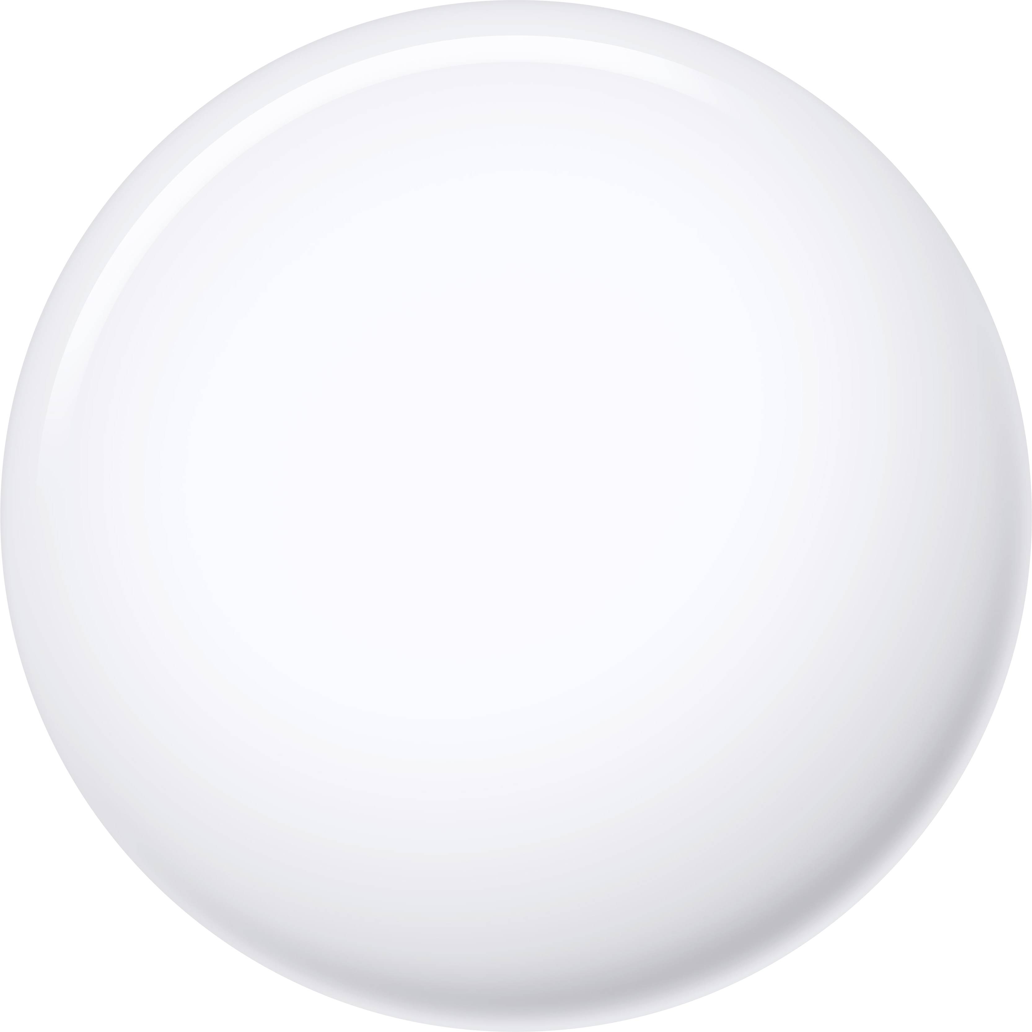 Un bouton blanc rond sur un fond clair, sans inscription ou fonction visible.