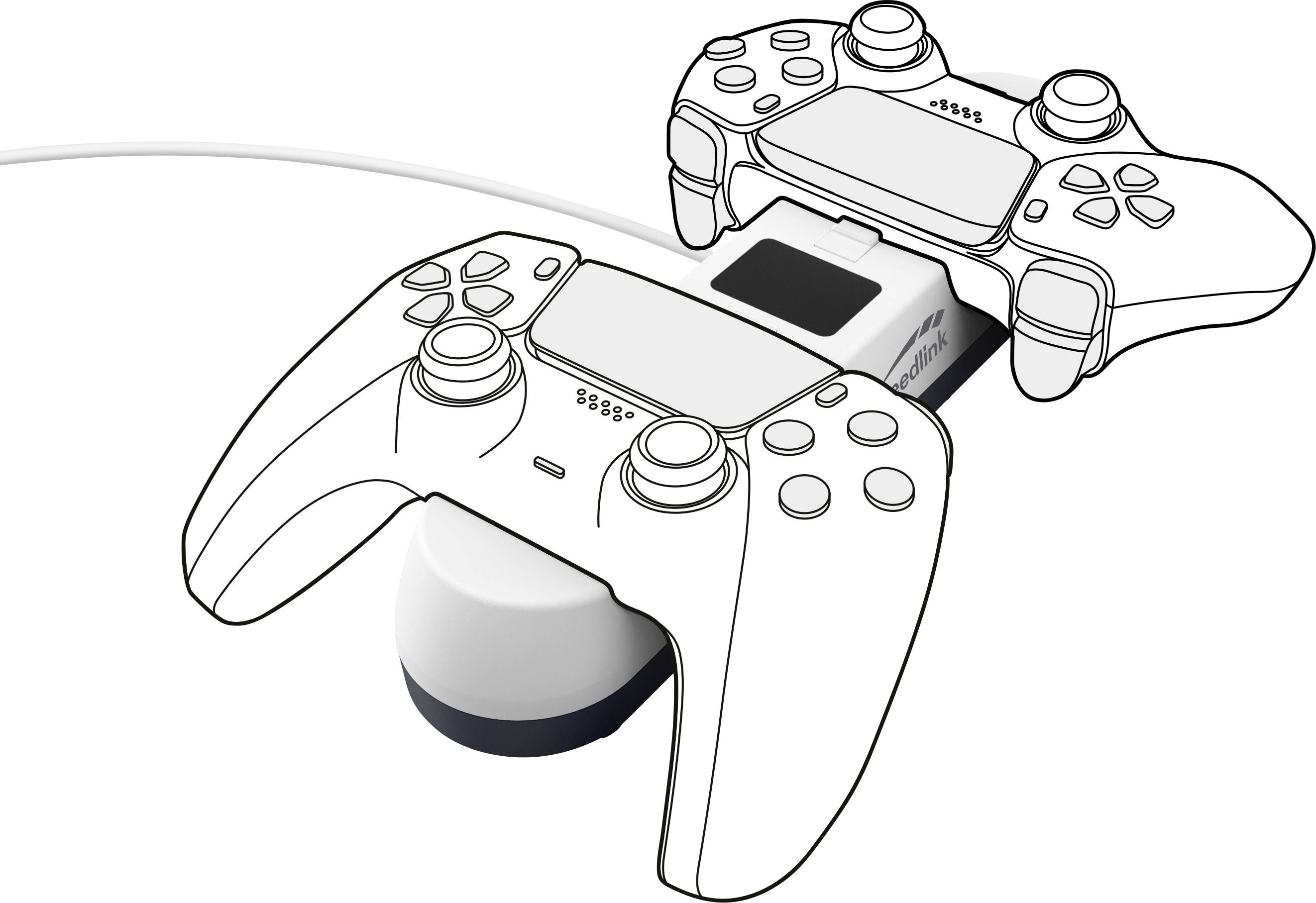 SpeedLink JAZZ USB Charger Station de charge pour manette PS5