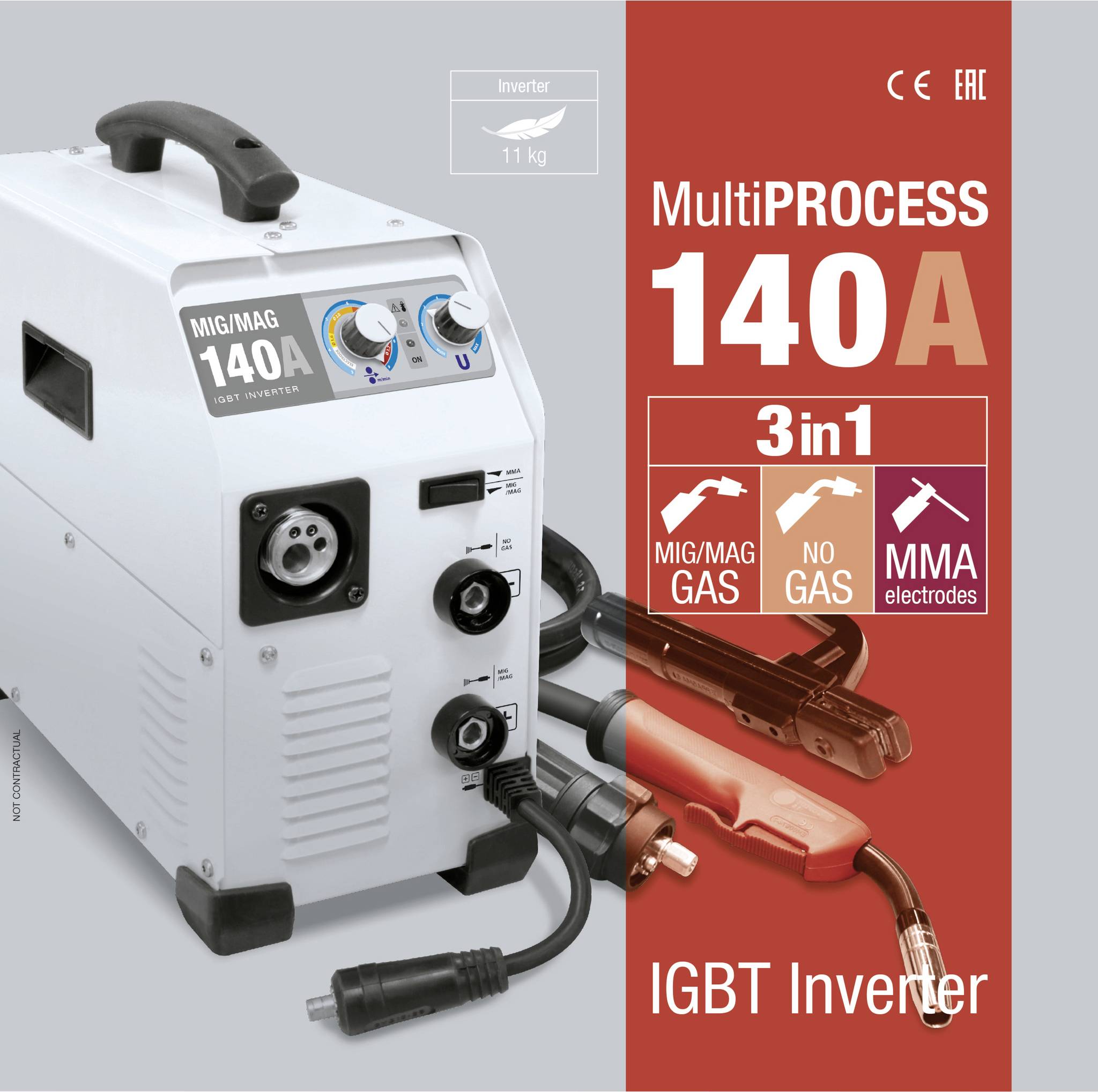 GYS EASYMIG 140 Poste à souder MIG/MAG 30 - 140 A