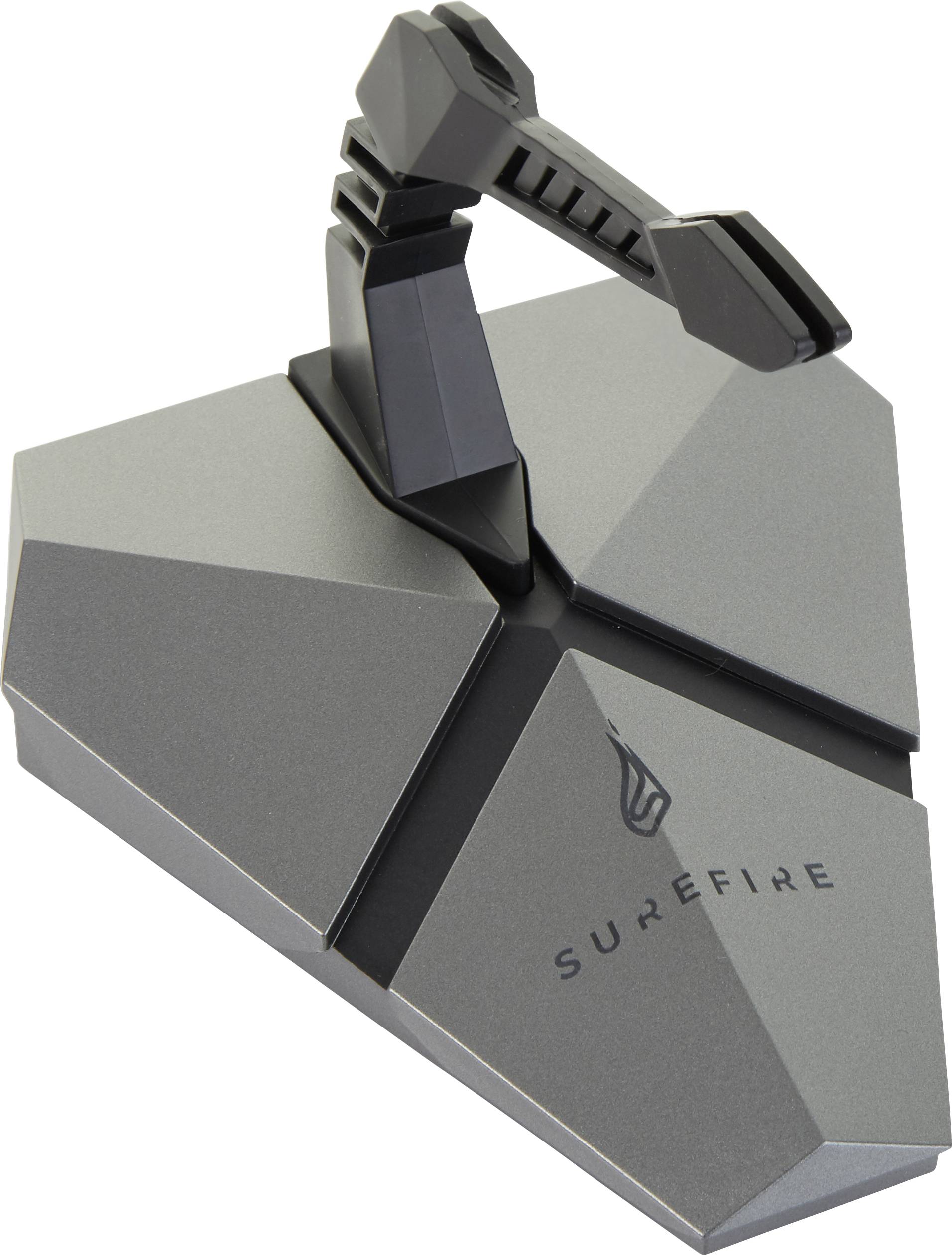 Support de câble de souris Surefire Gaming Axis hub USB, éclairé gris