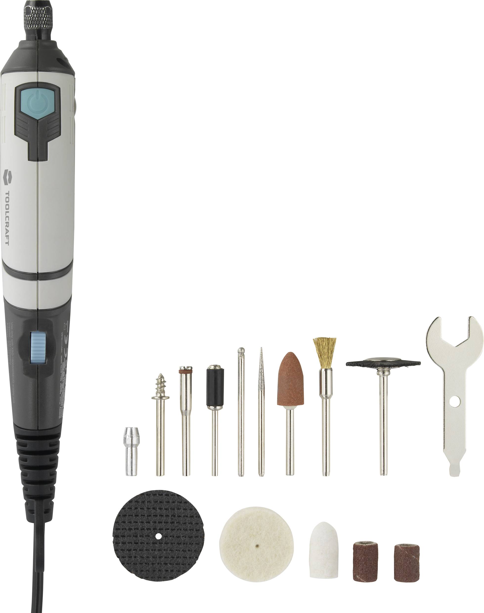 TOOLCRAFT Appareil de gravure + accessoires, + mallette