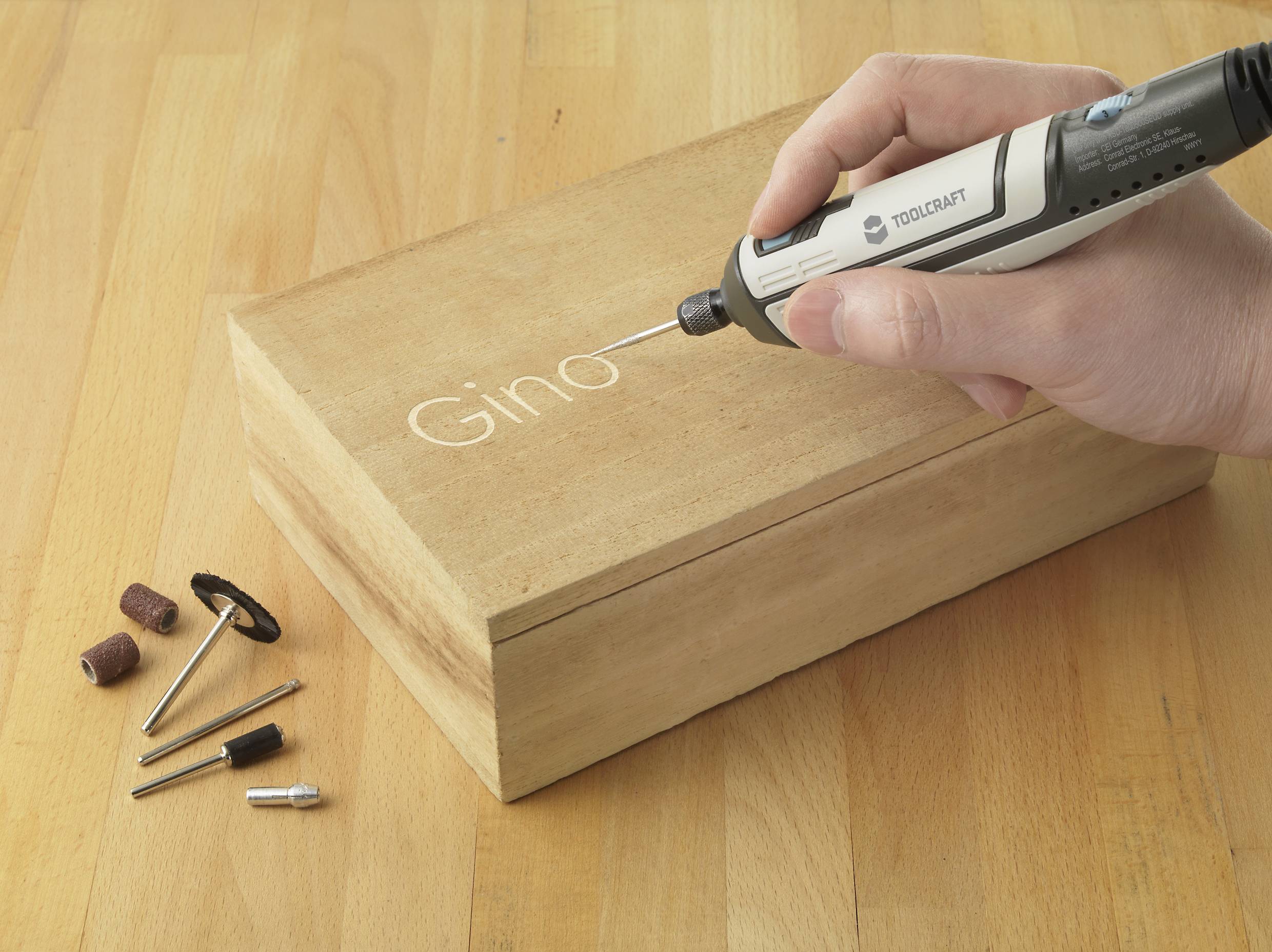 TOOLCRAFT Appareil de gravure + accessoires, + mallette