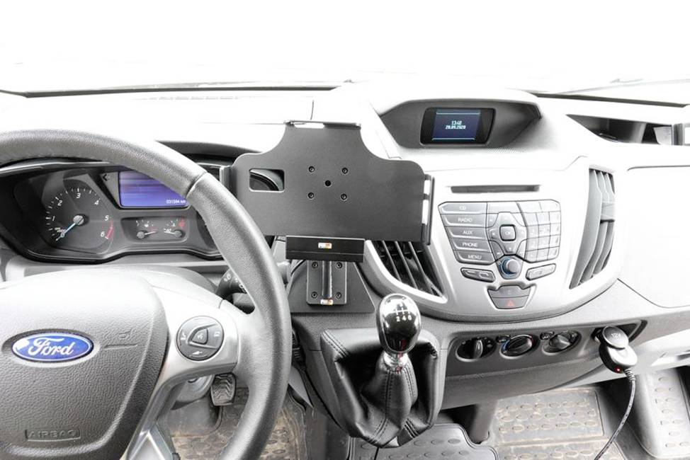 Brodit 712224 Support de téléphone portable pour voiture avec fonction de charge Onglet active 2