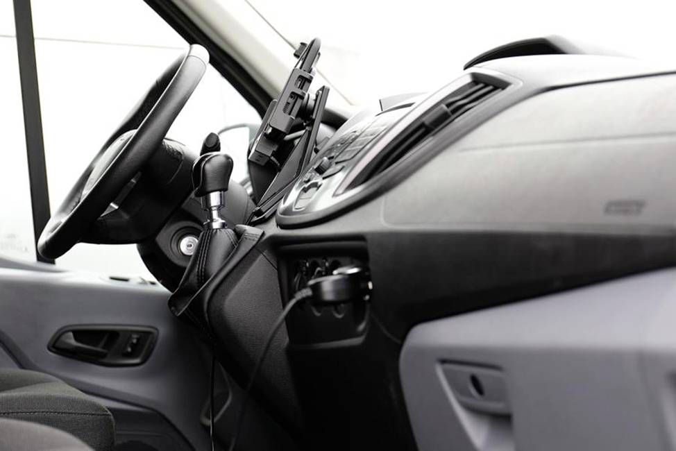 Brodit 712224 Support de téléphone portable pour voiture avec fonction de charge Onglet active 2