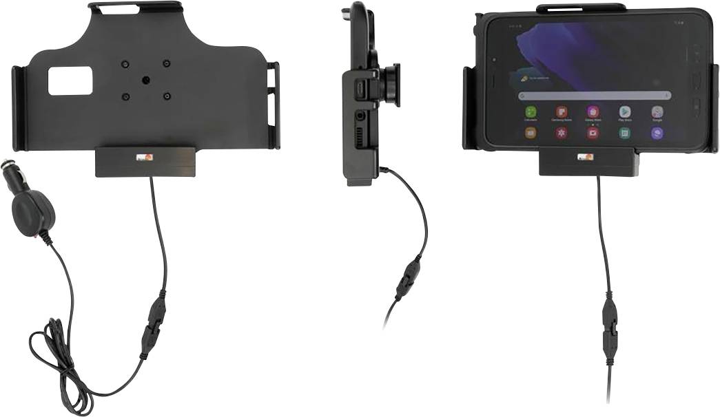 Brodit 712224 Support de téléphone portable pour voiture avec fonction de charge Onglet active 2