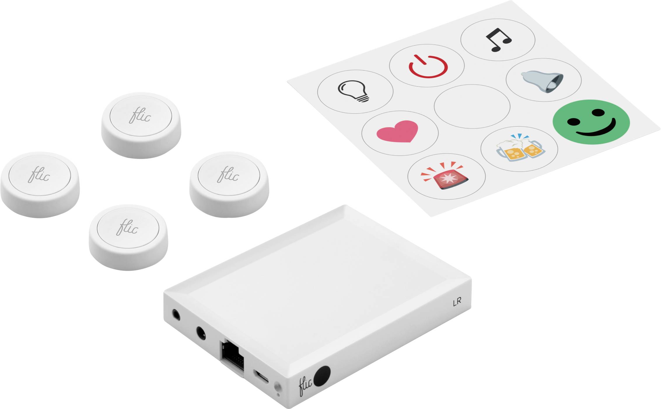 FLIC Kit de démarrage KW-10P-40S Apple HomeKit, Alexa