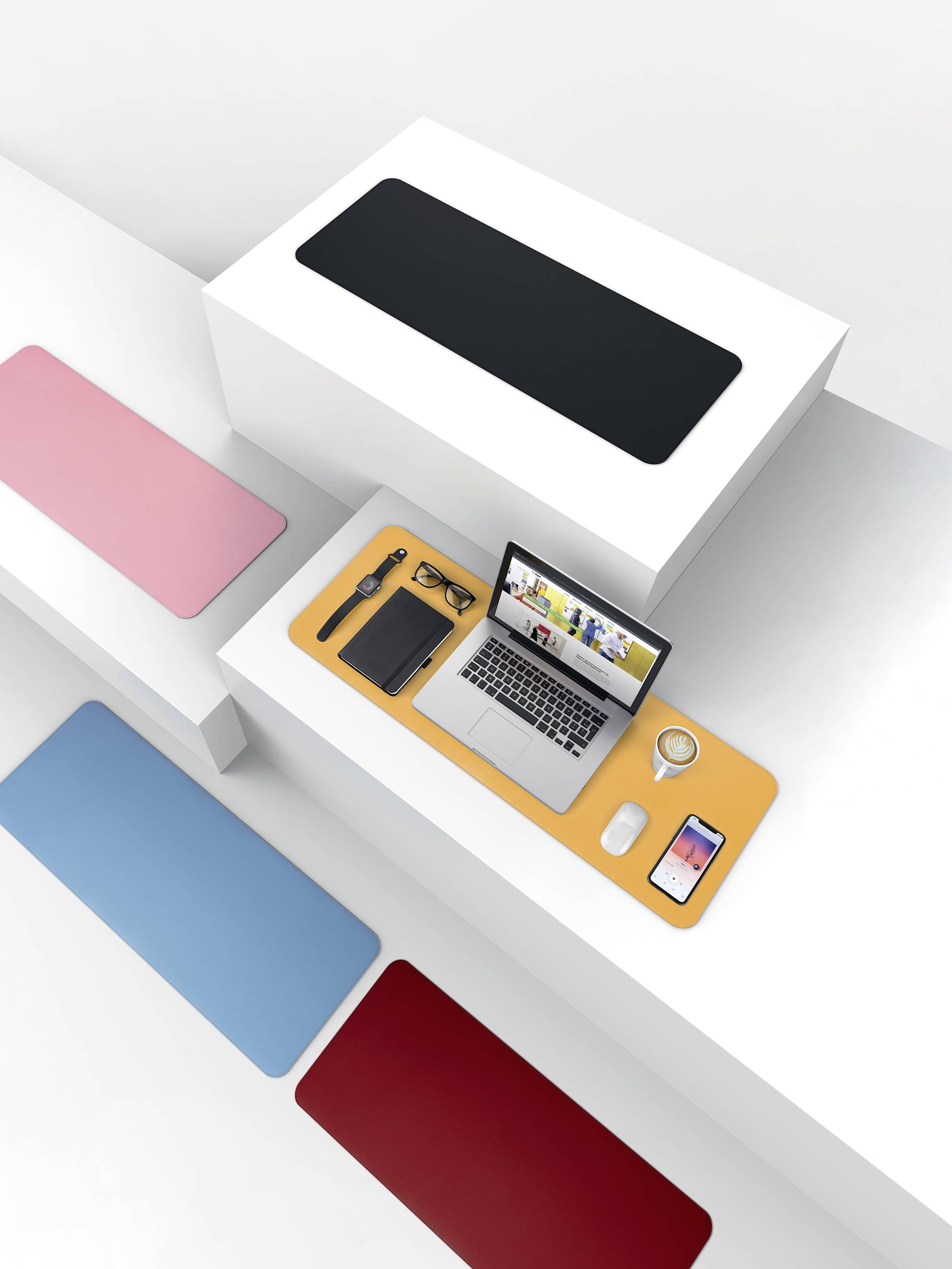 Sigel SA602 SA602 Sous-main bleu, vert (l x H) 800 mm x 300 mm