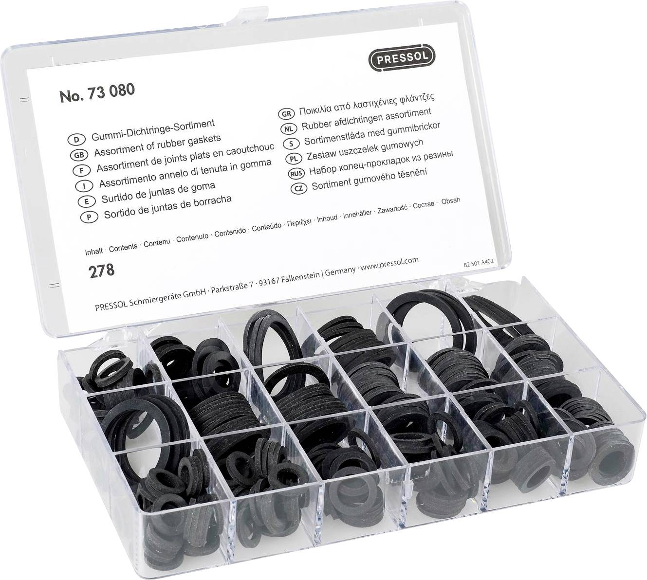 Pressol 73080 Jeu de joints d'étanchéité Contenu 1 set
