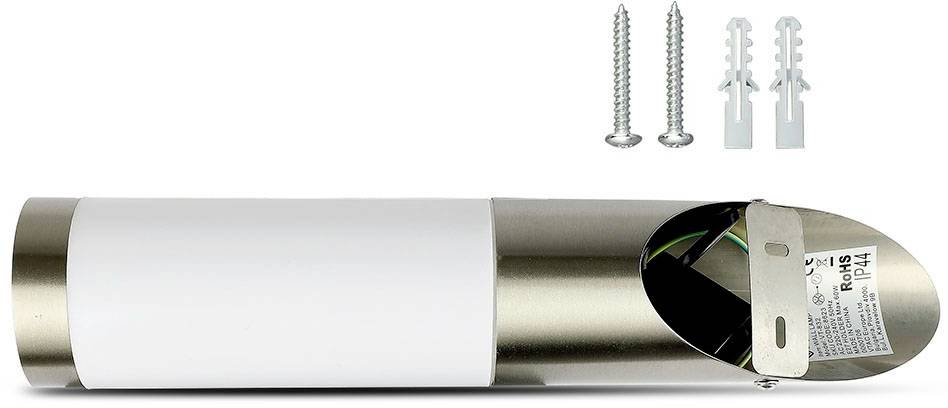 V-TAC VT-832 8623 Applique LED extérieure E27 acier inoxydable