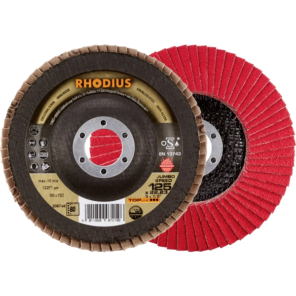 Rhodius 211313 JUMBO SPEED PACK Disque segmenté Diamètre 125 mm Ø de perçage 22.23 mm 5 pc(s) Rhodius 211313 JUMBO SPEED PACK Disque segmenté Diamètre 125 mm Ø de perçage 22.23 mm 5 pc(s)