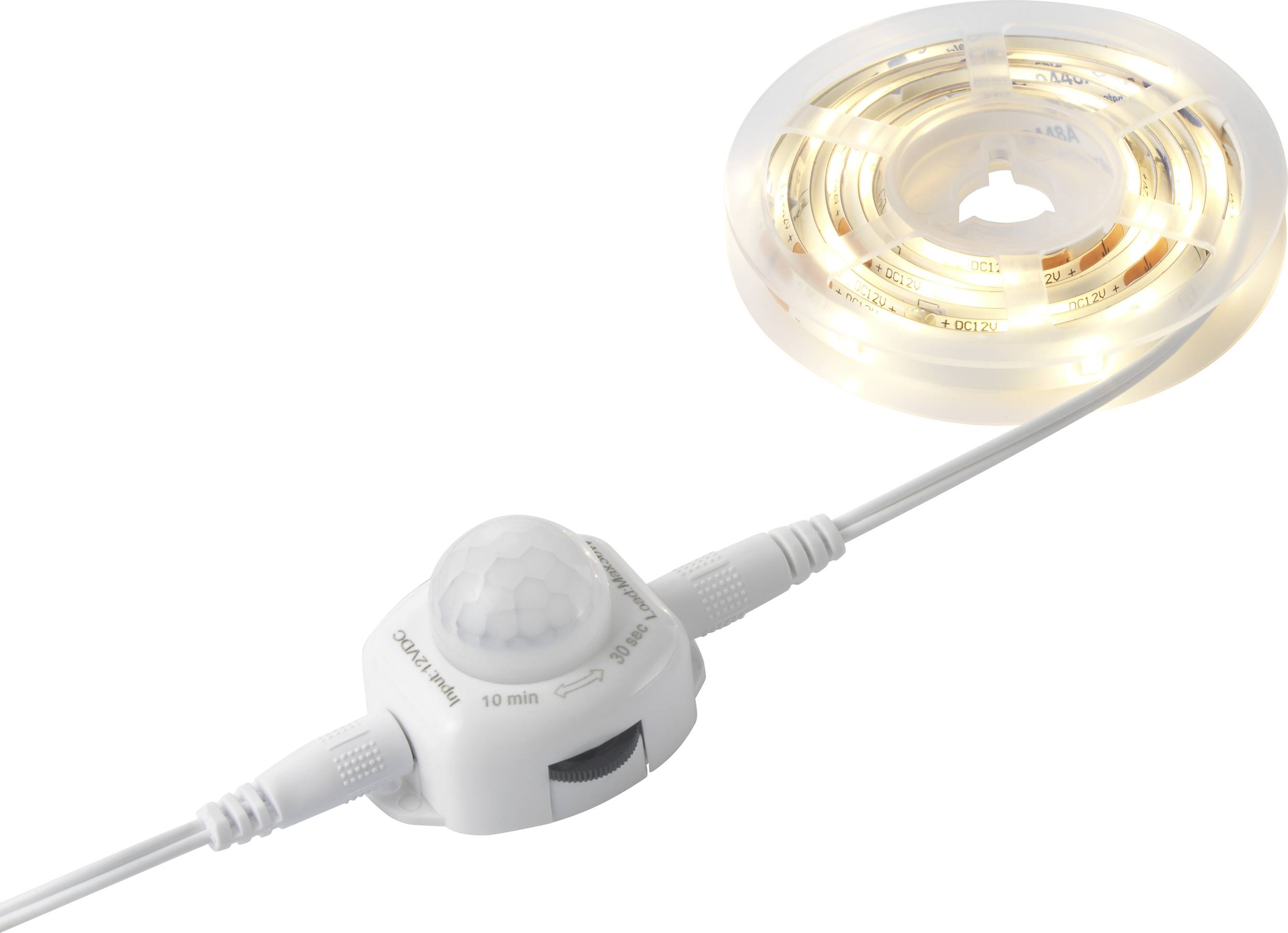 2376398 Bande LED complète avec détecteur de mouvement avec connecteur mâle 230 V 1.2 m blanc chaud 1 pc(s)