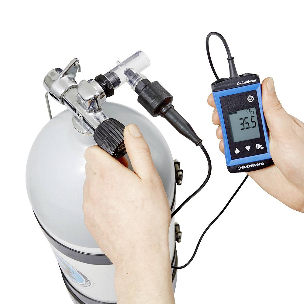 Appareil de mesure de l'oxygène Greisinger G1690T 0 - 100 % capteur externe
